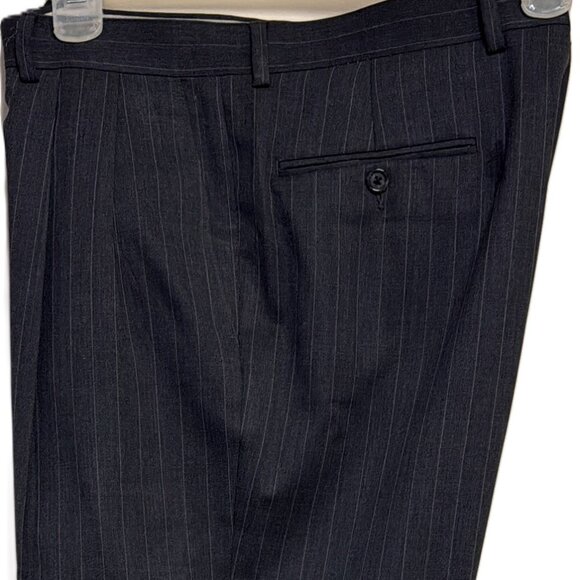 Polo Ralph Lauren Pants Men's 34x32 Gray 100% Wool Dress Slacks Classic Fit - Picture 13 of 16